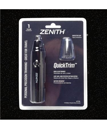Zenith Ear and Nose Hair Trimmer - Painless Facial & Eyebrow Hair Trimmer for Men & Women | Battery-Operated Dual Edge Blades Hypoallergenic Easy to Clean Compact Design - Shop Internationally - Buy Online on GoSupps.com