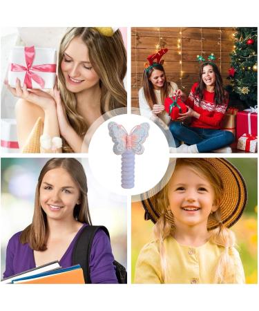 Kuxiptin Telephone Cable Hair Ties Phone Wire Hair Bands - Braided Hair Bobbles - Colourful Elastic Phone Hair Clips for Children Women Children's Birthday Halloween Christmas blue - Buy Online on GoSupps.com