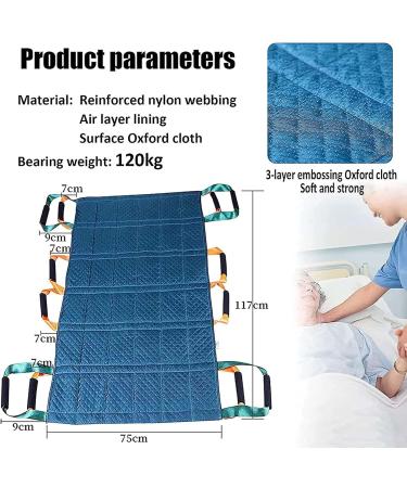 Transfer Nursing Sling 12 Handles Transfer Sling Patient Care Safety Mobility Lift Belt Wheelchair Bed Transfer Moving Belt - Buy Online on GoSupps.com