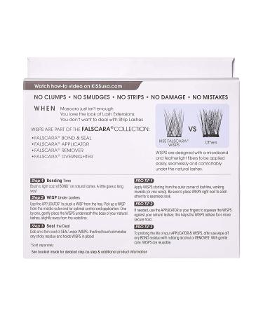 KISS Falscara DIY Eyelash Extensions - Featherlight Synthetic Reusable Lashes (Multi 01) - Buy Online on GoSupps.com