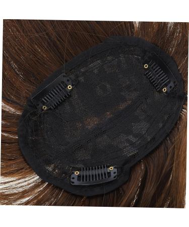 minkissy Invisible Wig Wigs Hair Extensions for Thin Hair Human Hair Toppers for Women Hairpiece Topper Hair Extensions for Short Hair Miss No Trace Chemical Fiber 35.00X14.00X13.00CM Light Brown - Buy Online on GoSupps.com