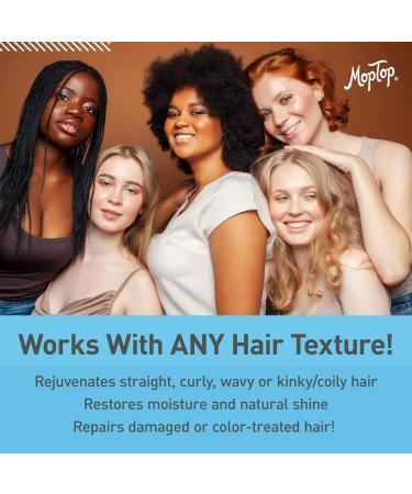 MopTop Daily Conditioner - Natural Hair Moisturizer with Aloe Sea Botanicals & Honey | Reduces Frizz & Color Safe | Ideal for Curly Wavy Thin & Coily Hair (8 oz - Buy Online on GoSupps.com