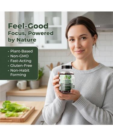 Ashwagandha Calm & Relax Gummies with Vitamin B6 Lemon Balm GABA & L-Glutamine 60 Gummies Red Berries Flavor Improve Sleep Stress Relief & Mood Vegan Gluten-Free Non-GMO - Buy Online on GoSupps.com