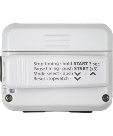 Gymboss Interval Timer & Stopwatch - White/Gray Gloss | Track Your Workouts Efficiently - Buy Online on GoSupps.com
