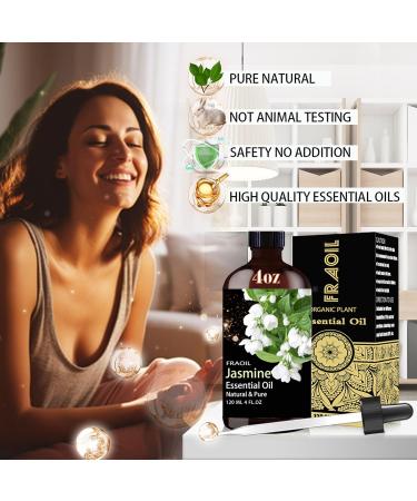 Jasmine Essential Oil 4 Fl Oz and Rose Reed Diffuser 6.7 fl oz Perfect for Christmas Christmas Eve Halloween Thanksgiving New Year's Day Valentine's Day and Easter Gifts - Buy Online on GoSupps.com