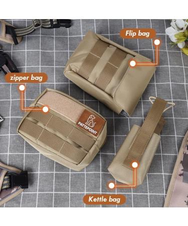 Pattepoint Hip Pocket Utility Bag for Dogs | Tactical Harness Accessories | Westernware Backpack Set - Yellow - Buy Online on GoSupps.com