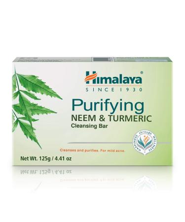 Himalaya Purifying Cleansing Bar Neem & Turmeric 4.41 oz (125 g) - Buy Online on GoSupps.com