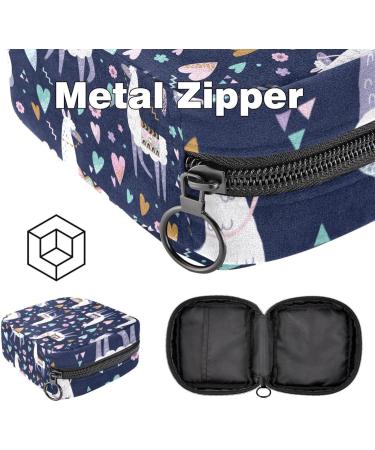 Multicolored Storage Bags for Women's Bandages - Sheep Flower & Heart Motifs | Large Menstrual Cup & Period Inserts | Ideal for Tampons & Panty Liners - Buy Online on GoSupps.com