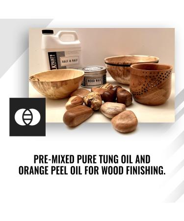 Real Milk Paint Half and Half | Pure Tung Oil & Orange Peel Oil for Food Grade Wood Finishing | 1 Gallon (128 Fl Oz - Buy Online on GoSupps.com