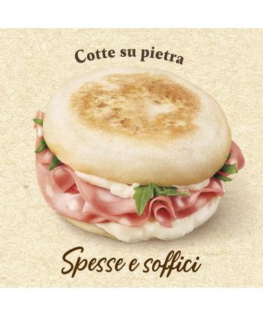  Italian Gourmet E.R. Mulino Bianco Tigelle with extra virgin olive oil and soft wheat flour no lard thick and soft packaging 8 packs of 210g + Italian Gourmet polpa 400g - Buy Online on GoSupps.com