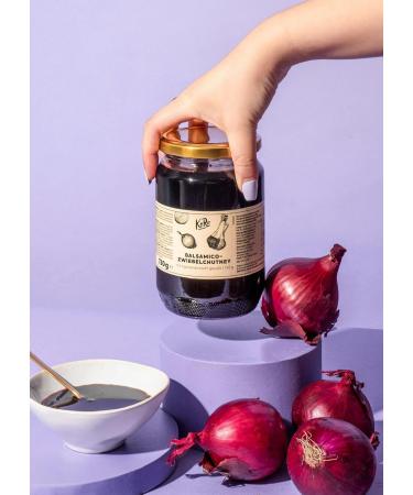 KoRo Balsamic Onion Chutney 730g - Sweet & Sour with Caramelized Onions & Agave Syrup - International Shipping Available - Buy Online on GoSupps.com