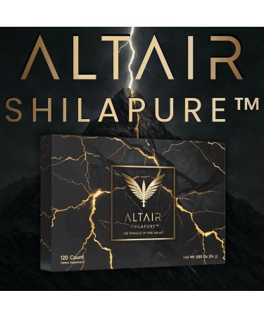 Altair Shilapure 100% Pure Shilajit Tablets | 24 000MG | More Effective Than Resin & Capsules | 85+ Trace Minerals from 17 000 FT | Lab Tested for Purity | 120 Tablets | 4 Month Supply - Buy Online on GoSupps.com