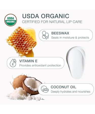 8-Pack Lip Balm Set by Bambalo Includes 4 USDA Organic Flavors & 4 SPF 15 Peppermint Balms Hydrating & Protecting Lip Care Natural Ingredients For Men and Women - Buy Online on GoSupps.com