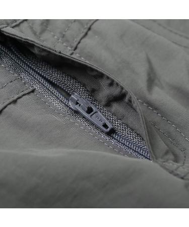 OCHENTA Quick Dry Cargo Hiking Shorts - Gray | Boys' 13 Years | Elastic Waist | Outdoor Camping & Fishing - Buy Online on GoSupps.com