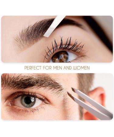 Elite Unity Tweezers - Professional Precision Hair Removal Tweezers for Women - Tweezer Kit with Strong Grip and Ergonomic Design - Grey - Buy Online on GoSupps.com