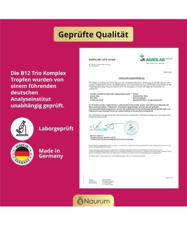  Naurum Naurum Trio Complex of Vitamin B12 with Folate 1100 drops 50 ml methylcobalamin adenosylcobalamin and 5-MTHF high - Buy Online on GoSupps.com