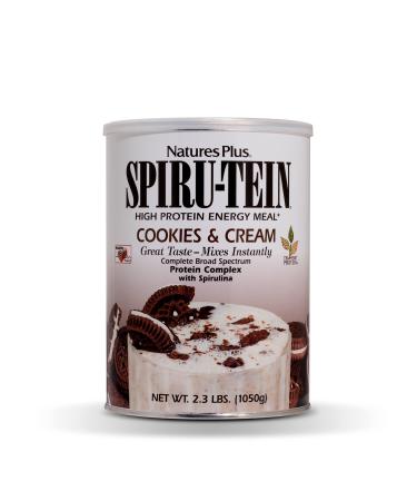 Nature's Plus Spiru-Tein High Protein Energy Meal Cookies & Cream 2.3 lbs (1050 g)