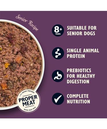Lily's Kitchen Natural Senior Dog Food Wet Tins - Senior Recipe with Turkey - Complete Meal Recipes (6 Tins x 400g) Turkey 400 g (Pack of 6) - Buy Online on GoSupps.com