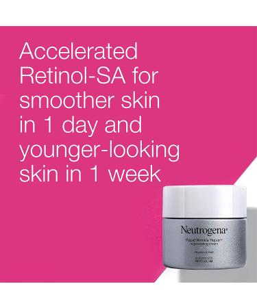 Neutrogena Rapid Wrinkle Repair Retinol Face Moisturizer - Anti-Aging Cream with Hyaluronic Acid (Pack of 12) - Buy Online on GoSupps.com