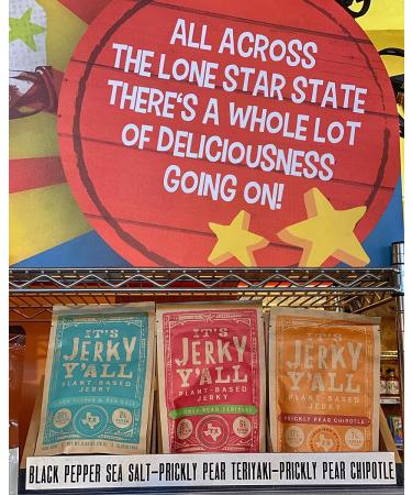 Vegan Jerky Sea Salt and Pepper Teriyaki Chipotle 3-Pack - Non-GMO, Gluten-Free, Whole30 Snacks - Buy Online on GoSupps.com