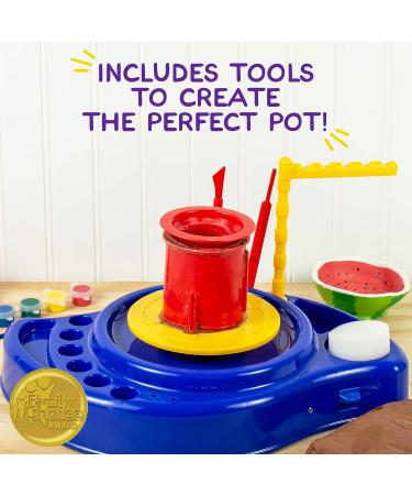 Motorized Power Pottery Wheel for Kids Ages 6+: Clay Sculpting Activity at Home - Buy Online on GoSupps.com