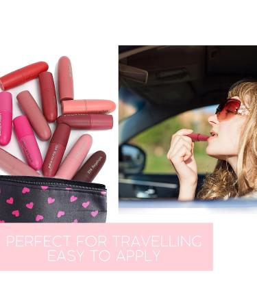 Miss Rose Long-lasting Lipstick Set - 12 PCS Multi Colored Matte Lip Colors - Buy Online on GoSupps.com