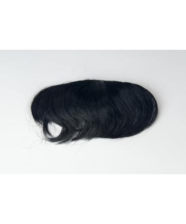 WIG ME UP TYP-760-1 Clip-In Micro Bangs - Short Straight Curved Black Hairpiece for Instant Style - Buy Online on GoSupps.com