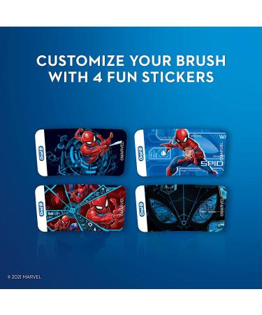 Oral-B Kids Electric Toothbrush: Marvel Spiderman Edition for Kids 3+ | Spiderman Electric Toothbrush - Buy Online on GoSupps.com