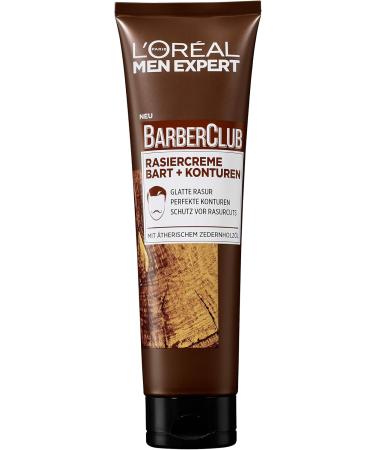 L'Or al Men Expert Beard Care & Shaving Cream - Smooth Shave with Cedar Oil | 2 x 150 ml - International Shipping Available - Buy Online on GoSupps.com