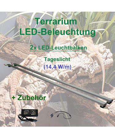 AQUARIUM PL DERHAUSEN 200 cm LED Lighting Set for Desert Reptiles & Plants - Terrarium Light Bars for Optimal Growth - Buy Online on GoSupps.com