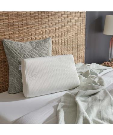 Tempur-Pedic TEMPUR-Ergo Neck Pillow Firm Support Medium Profile White Medium Profile Pillow