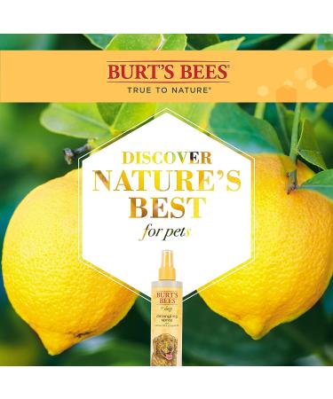 Burt's Bees for Dogs Natural Detangling Spray with Lemon & Linseed | 10 Oz Cruelty-Free Formula | Made in USA | Sulfate & Paraben-Free - Buy Online on GoSupps.com