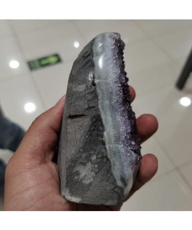 Natural Crystal Rough Home Decoration 500-550g Natural Amethyst Geode Quartz Cluster Crystal Specimen Stones 800-1000g - Buy Online on GoSupps.com