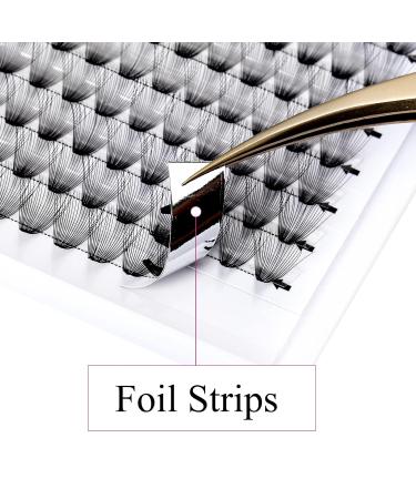 20D 0.07mm D Curl 13mm Premade Russian Eyelash Extensions - High-Quality Prefabricated Fan Lashes for Stunning Volume - Buy Online on GoSupps.com