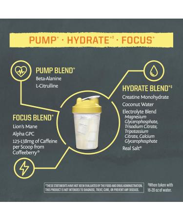 Sunwarrior Pre Workout Powder - Vegan Plant-Based Energy Drink | Yuzu Mango Flavor | Boost Pump Hydration Focus & Endurance | 30 Servings - Buy Online on GoSupps.com