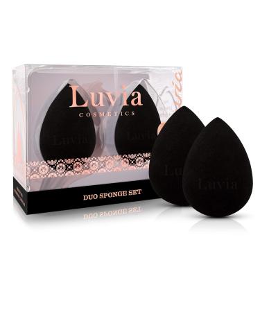 Premium Vegan Make-Up Brush Set & Luvia Beauty Blender Sponge Bundle - Extra Soft Blending Egg for Flawless Makeup Application - International Shipping Available - Buy Online on GoSupps.com