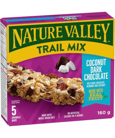 NATURE VALLEY Trail Mix Coconut Dark Chocolate Special Edition Granola Bars 160g - Buy Online on GoSupps.com