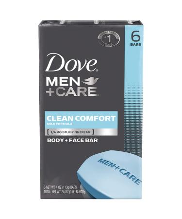 Dove Men+Care Body and Face Bar  Clean Comfort  4 oz