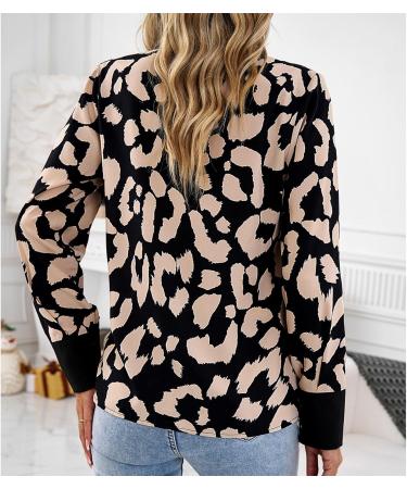 Trisar Women's V-Neck Top - Loose Fit Long Sleeve Casual Blouse in Black | Cozy Fashion Essentials for Every Wardrobe - Buy Online on GoSupps.com