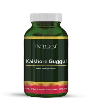Kaishore Guggul Harmony Nutraceuticals Traditional Ayurveda 120 Vegetarian Capsules