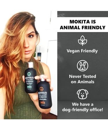 Mokita Naturals Hair Thickening Shampoo with Biotin - Volumizing & Regrowth Formula for Thin & Fine Hair - Sulfate-Free & Vegan - 8.5 oz - Buy Online on GoSupps.com