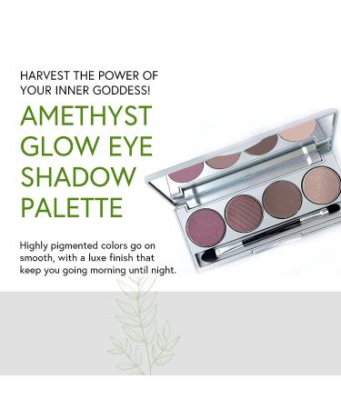 Honeybee Gardens Amethyst Glow Eye Shadow Palette - Natural, Gluten Free, Vegan & Paraben Free - Amazon Exclusive - Buy Online on GoSupps.com