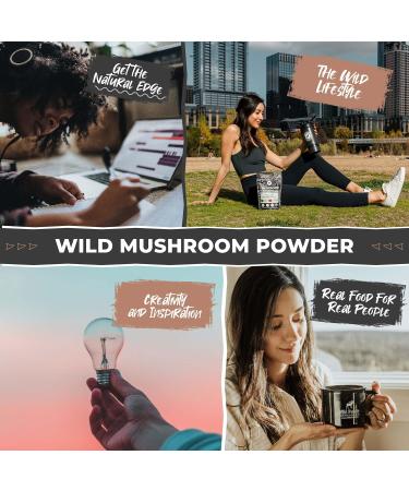 Wild Foods Premium Mushroom Complex Supplement - 8 Organic Mushrooms with Lions Mane, Immune Support & Energy Boost - 60 Capsules - Buy Online on GoSupps.com