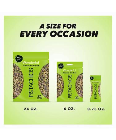 Roasted & Salted No-Shell Wonderful Pistachios - 6 Oz - Buy Online on GoSupps.com