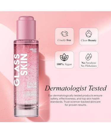 Hello You Collagen Face Serum with Ceramide - Dermatologist Tested Anti-Aging Korean Skin Care - Hydrates Improves Skin Barrier Promotes Glass Skin Reduces Fine Lines & Wrinkles - 1.69 Fl Oz - Buy Online on GoSupps.com