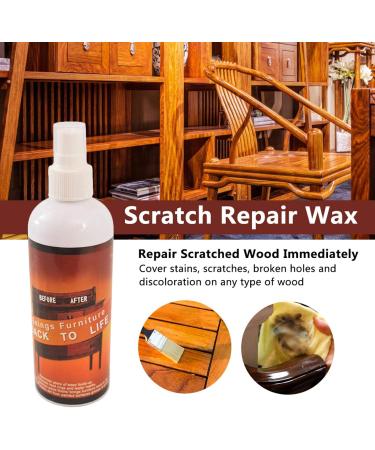 Scratch Repair Wax Multifunctional Odorless Furniture Scratch Remover Agent Instant Fix Repair Paint Stains Scratches Broken Holes and Discoloration On Any Type of Wood - Buy Online on GoSupps.com
