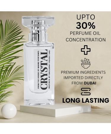 CRYSTAL PERFUME | INSPIRED BY BACCARAT ROUGE 540 MFK | FOR MEN & WOMEN IMPRESSION OF BACCARAT ROUGE 540 Long-Lasting Unisex Fragrance 1.7oz/ 50ml | WOODY AMBER WARM SPICY FRESH FLORAL | ALL OCCASION - Buy Online on GoSupps.com