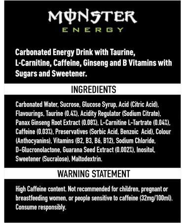 Monster Energy Drink 500ml - Buy Online on GoSupps.com