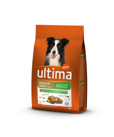 Ultima Dog Croquettes Medium-Maxi Adult Chicken, Rice, Vegetables and Fruits 2 kg