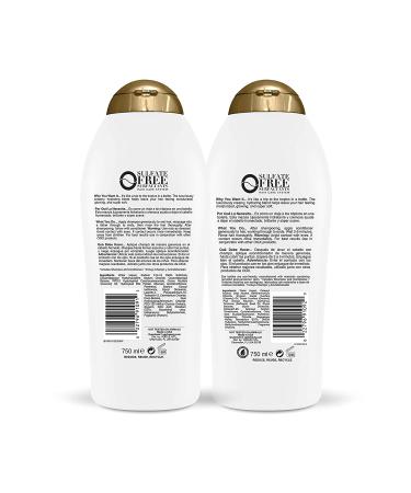 OGX Nourishing + Coconut Milk Shampoo & Conditioner Set - 25.4 Fl Oz (Pack of 2) - Buy Online on GoSupps.com
